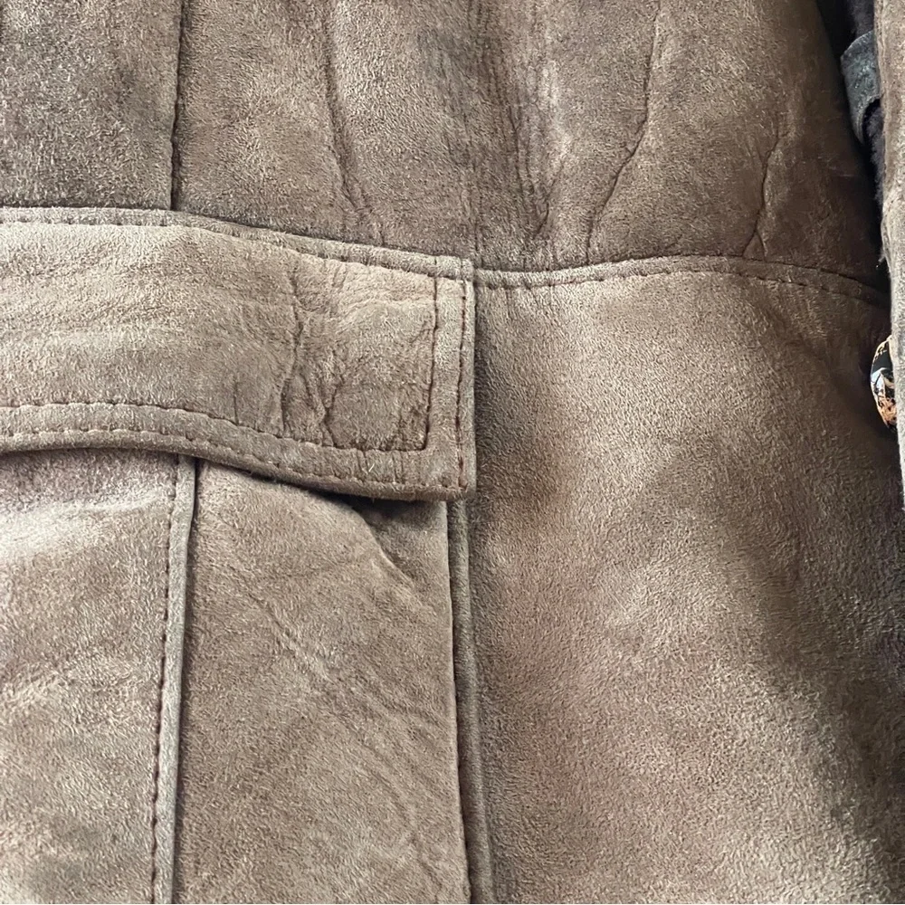 Texas Tanning Men's Brown Genuine Shearling Coat size 36
